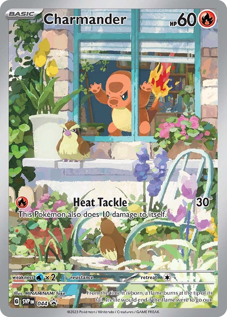 ヒトカゲAR プロモ　Charmander SVP 044 ポケモンカード Charmander (044) [Scarlet & Violet: Black Star Promos]