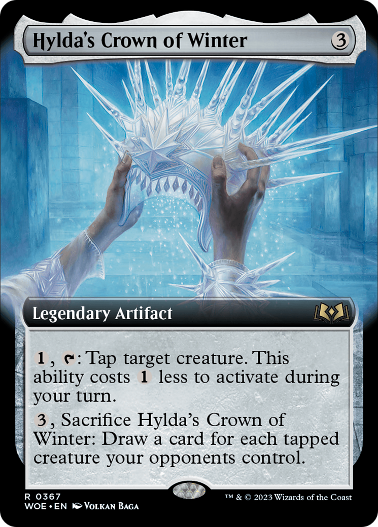 Hylda's Crown of Winter (Extended Art) [Wilds of Eldraine]