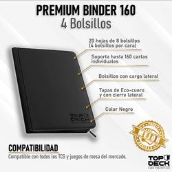 Carpeta Top Deck Premium Binder 160
