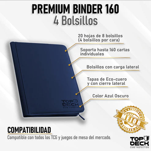 Carpeta Top Deck Premium Binder 160