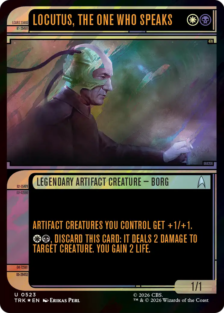 Locutus, the One Who Speaks (Showcase) (Surge Foil) [Star Trek]