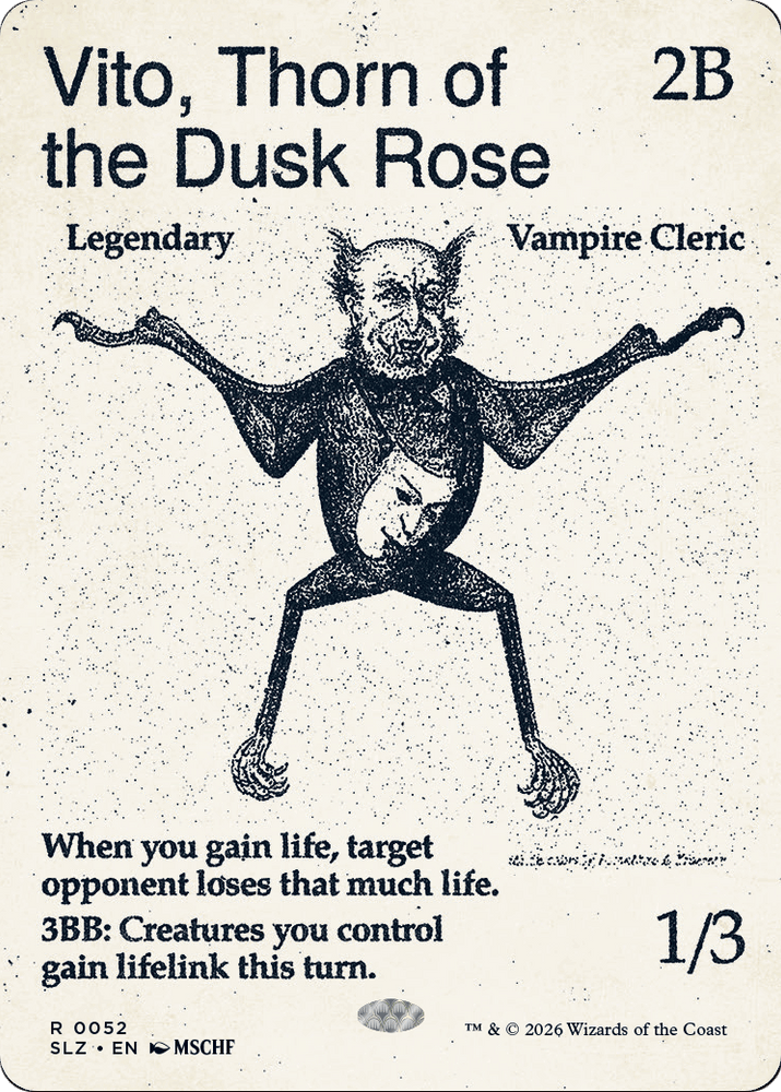 Vito, Thorn of the Dusk Rose (0052) [Secret Lair x MSCHF: The Zeta Set]
