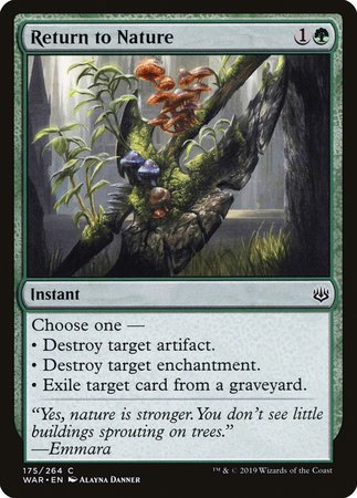 JAPANESE Return to Nature [War of the Spark]