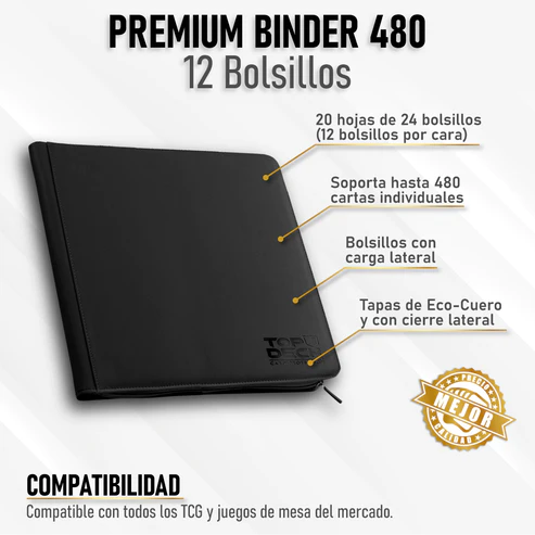 Carpeta Top Deck Premium Binder 480