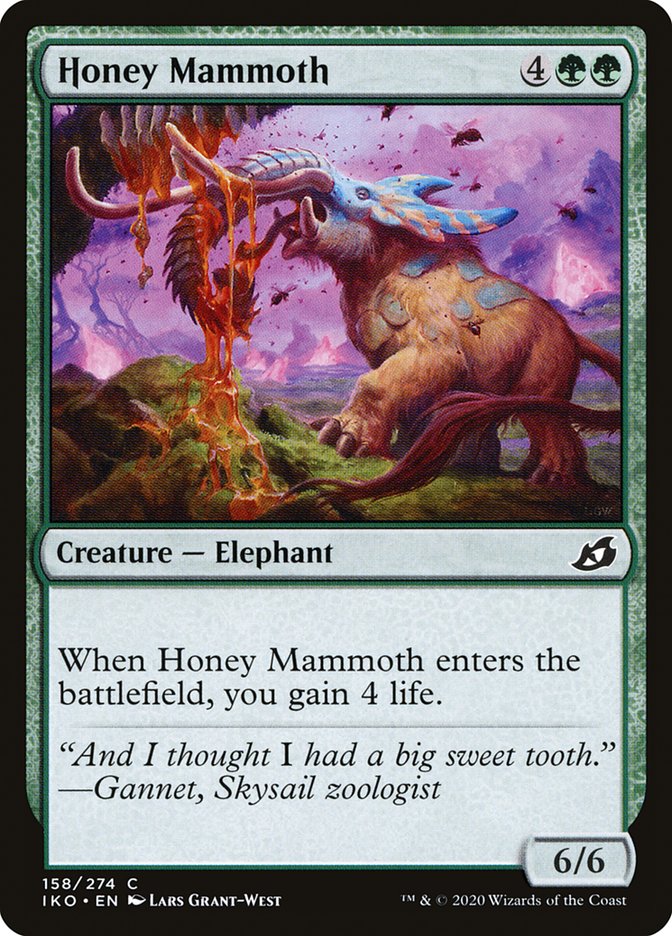 JAPANESE Honey Mammoth [Ikoria: Lair of Behemoths]