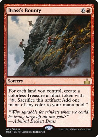 JAPANESE Brass's Bounty [Rivals of Ixalan]