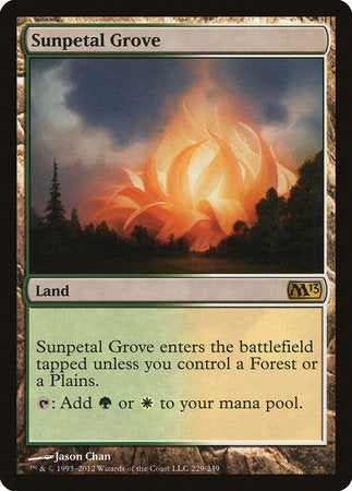 S-CHINESE Sunpetal Grove [Magic 2013]