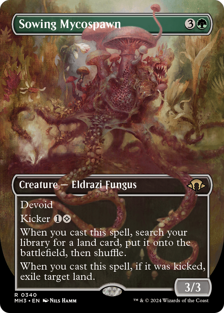 FRENCH Sowing Mycospawn (Borderless) [Modern Horizons 3]