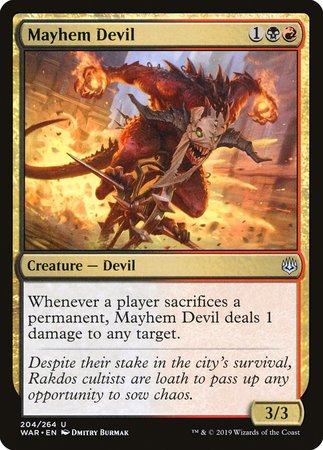 JAPANESE Mayhem Devil [War of the Spark]