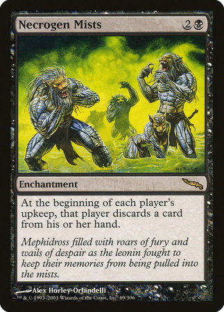 JAPANESE Necrogen Mists [Mirrodin]