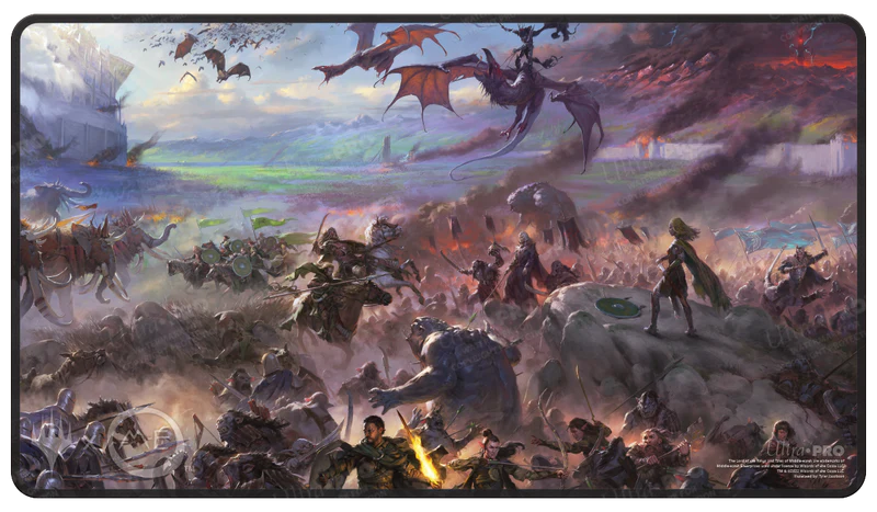 Scene Black Stitched [THE LORD OF THE RINGS: TALES OF MIDDLE-EARTH - PLAYMAT]