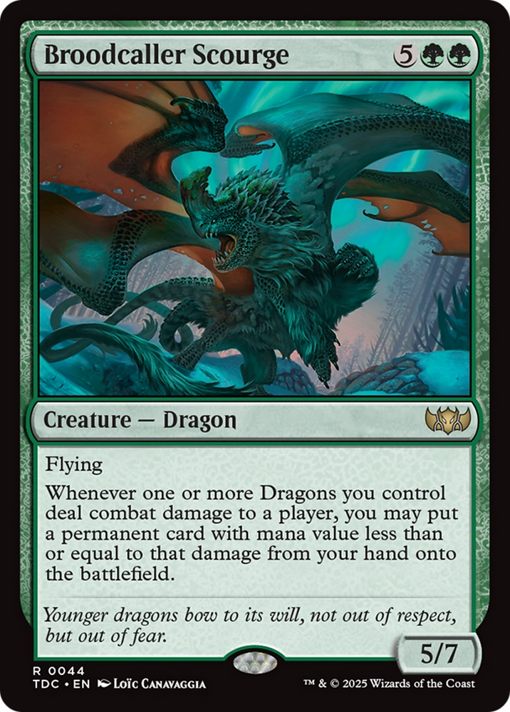 Broodcaller Scourge [Tarkir: Dragonstorm Commander]