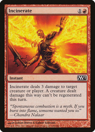 JAPANESE Incinerate [Magic 2012]