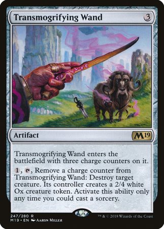 PORTUGUESE Transmogrifying Wand [Core Set 2019]