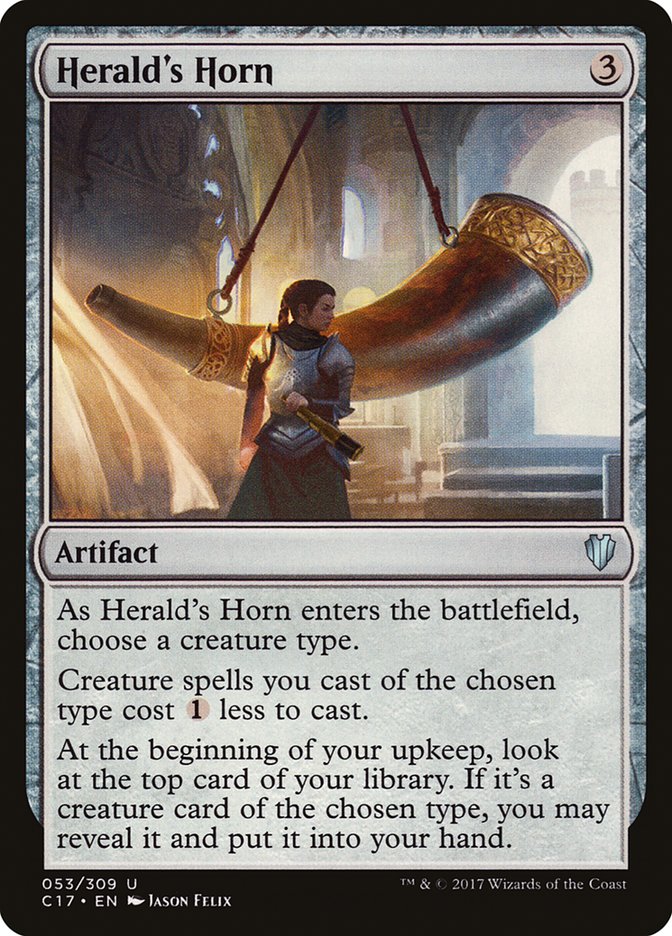 JAPANESE Herald's Horn [Commander 2017]