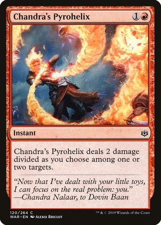 JAPANESE Chandra's Pyrohelix [War of the Spark]