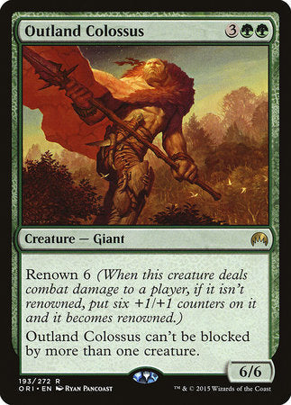 JAPANESE Outland Colossus [Magic Origins]