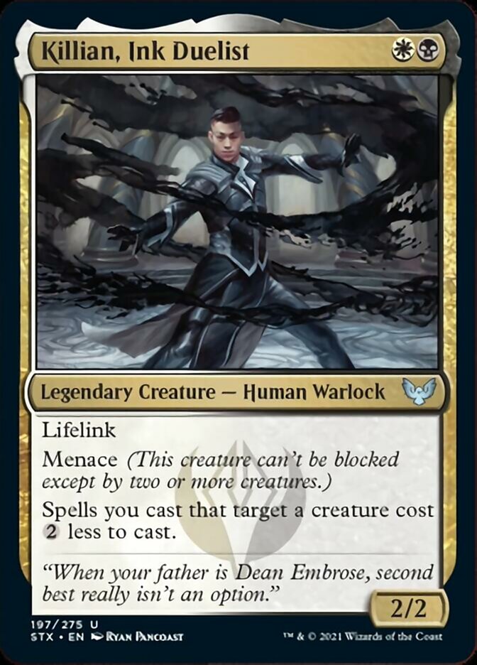 JAPANESE Killian, Ink Duelist [Strixhaven: School of Mages]
