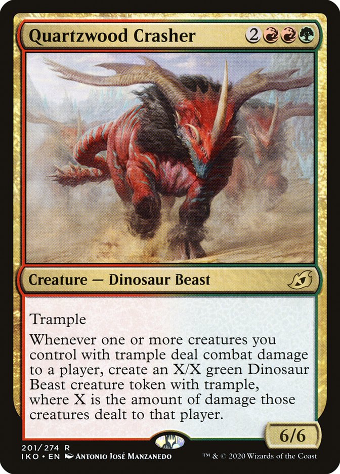 JAPANESE Quartzwood Crasher [Ikoria: Lair of Behemoths]