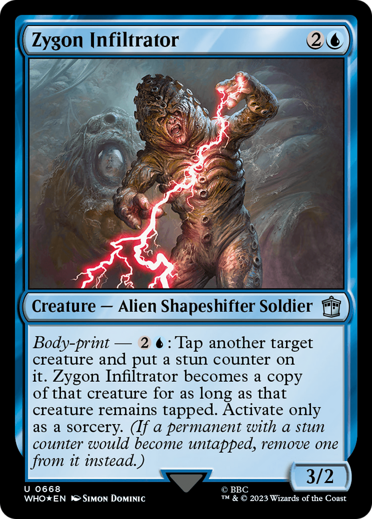 Zygon Infiltrator (Surge Foil) [Doctor Who]