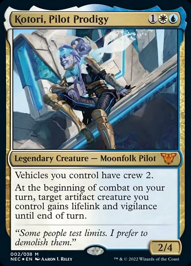 JAPANESE Kotori, Pilot Prodigy [Kamigawa: Neon Dynasty Commander]