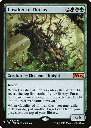 Cavalier of Thorns [The List]