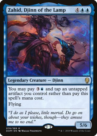 JAPANESE Zahid, Djinn of the Lamp [Dominaria]
