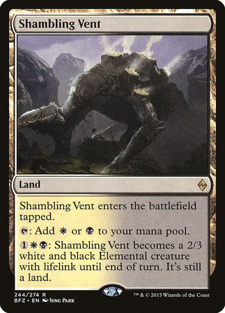 FRENCH Shambling Vent [Battle for Zendikar]