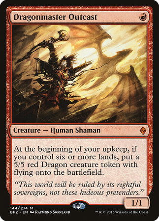 PORTUGUESE Dragonmaster Outcast [Battle for Zendikar]