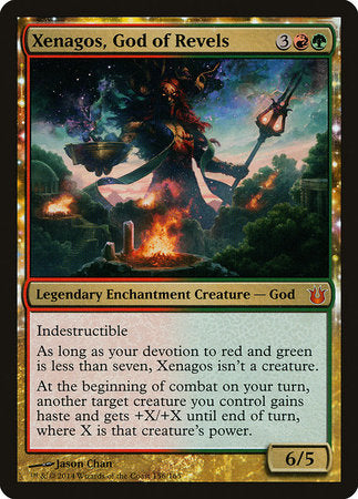 JAPANESE Xenagos, God of Revels [Born of the Gods]