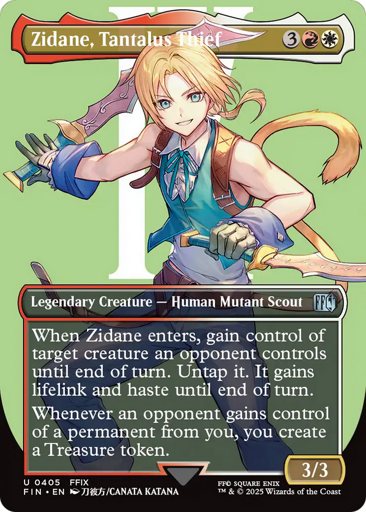 GERMAN Zidane, Tantalus Thief (Borderless) [FINAL FANTASY]