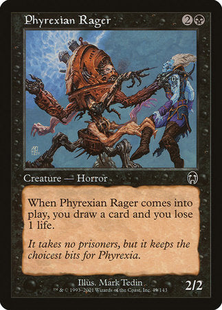 T-CHINESE Phyrexian Rager [Apocalypse]