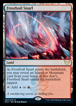 JAPANESE Frostboil Snarl [Strixhaven: School of Mages]