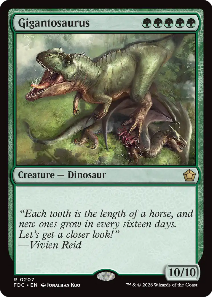 Gigantosaurus [Foundations Commander]