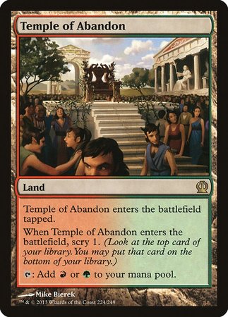 PORTUGUESE Temple of Abandon [Theros]