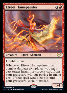JAPANESE Efreet Flamepainter [Strixhaven: School of Mages]