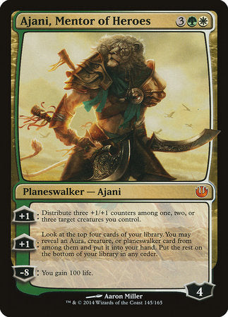 PORTUGUESE Ajani, Mentor of Heroes [Journey into Nyx]