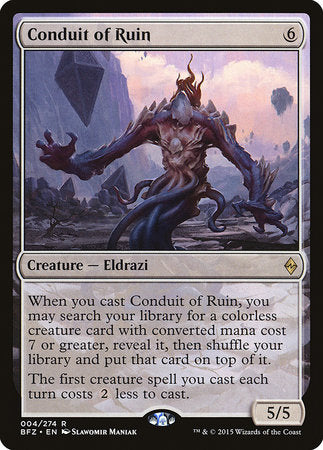 JAPANESE Conduit of Ruin [Battle for Zendikar]
