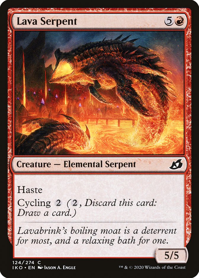 JAPANESE Lava Serpent [Ikoria: Lair of Behemoths]
