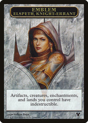Emblem - Elspeth, Knight-Errant // Soldier Token [Modern Event Deck 2014 Tokens]