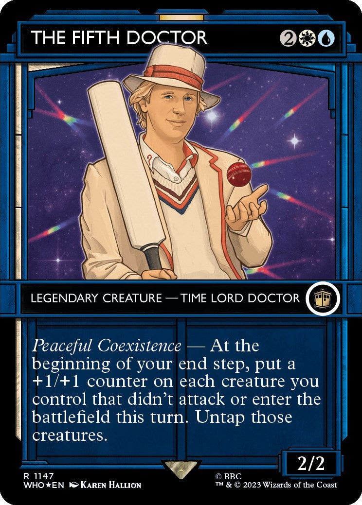 The Fifth Doctor (Showcase) (Surge Foil) [Doctor Who]