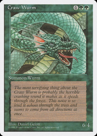 ITALIAN Craw Wurm [Fourth Edition]