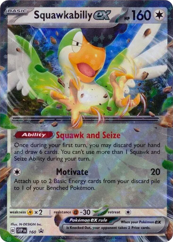 Squawkabilly ex (160) [Scarlet & Violet: Black Star Promos]