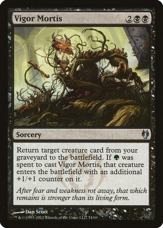 JAPANESE Vigor Mortis [Duel Decks: Izzet vs. Golgari]