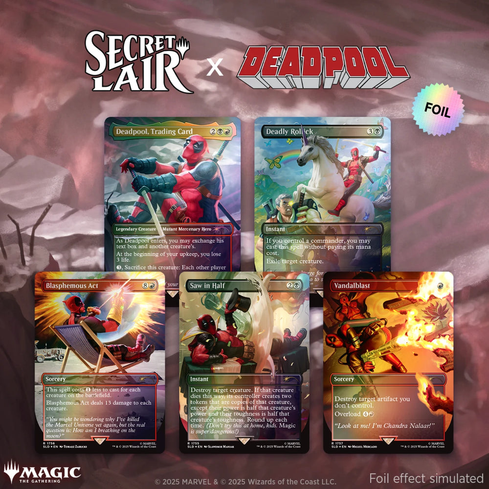 Secret Lair: "Secret Lair x Marvel's Deadpool"