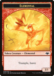 Bird (003) // Elemental (009) Double-sided Token [Modern Horizons Tokens]
