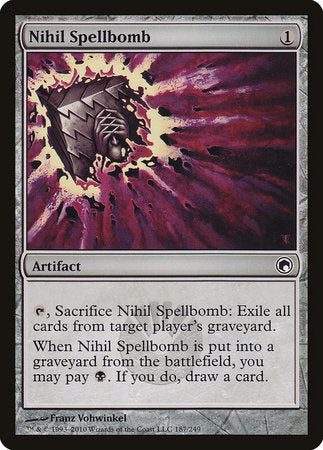S-CHINESE Nihil Spellbomb [Scars of Mirrodin]