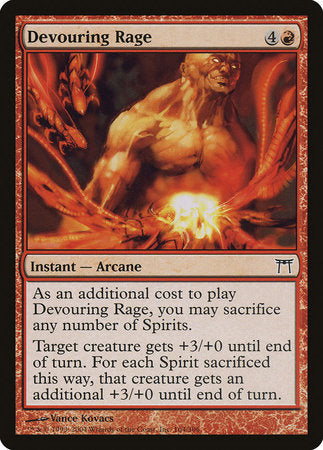 PORTUGUESE Devouring Rage [Champions of Kamigawa]