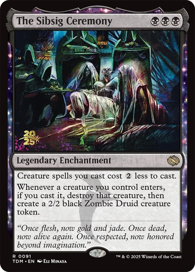 The Sibsig Ceremony [Tarkir: Dragonstorm Prerelease Cards]