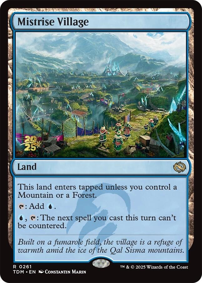 Mistrise Village [Tarkir: Dragonstorm Prerelease Cards]